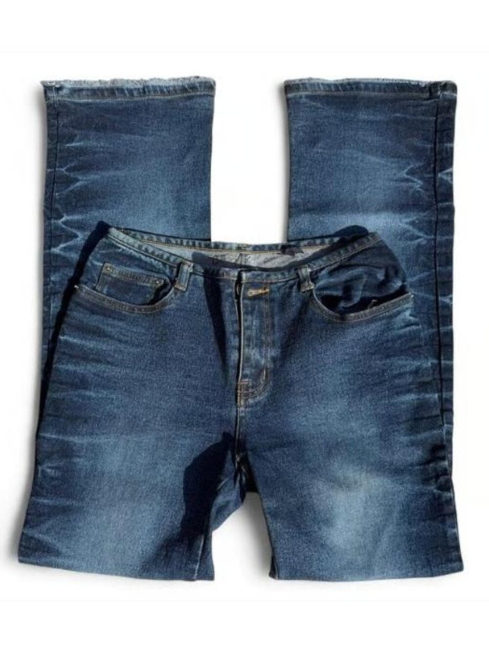 Vintage Route 66 Low-Rise Bootcut Glitter Jeans